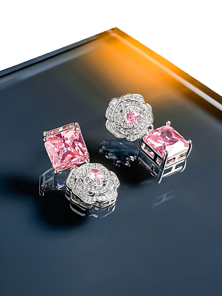 Camellia earrings