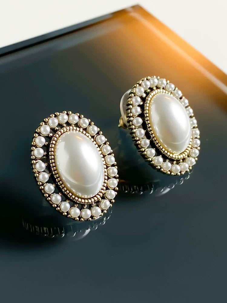 pearl earrings