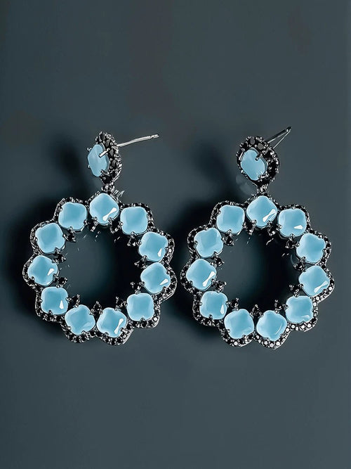 Blue earrings