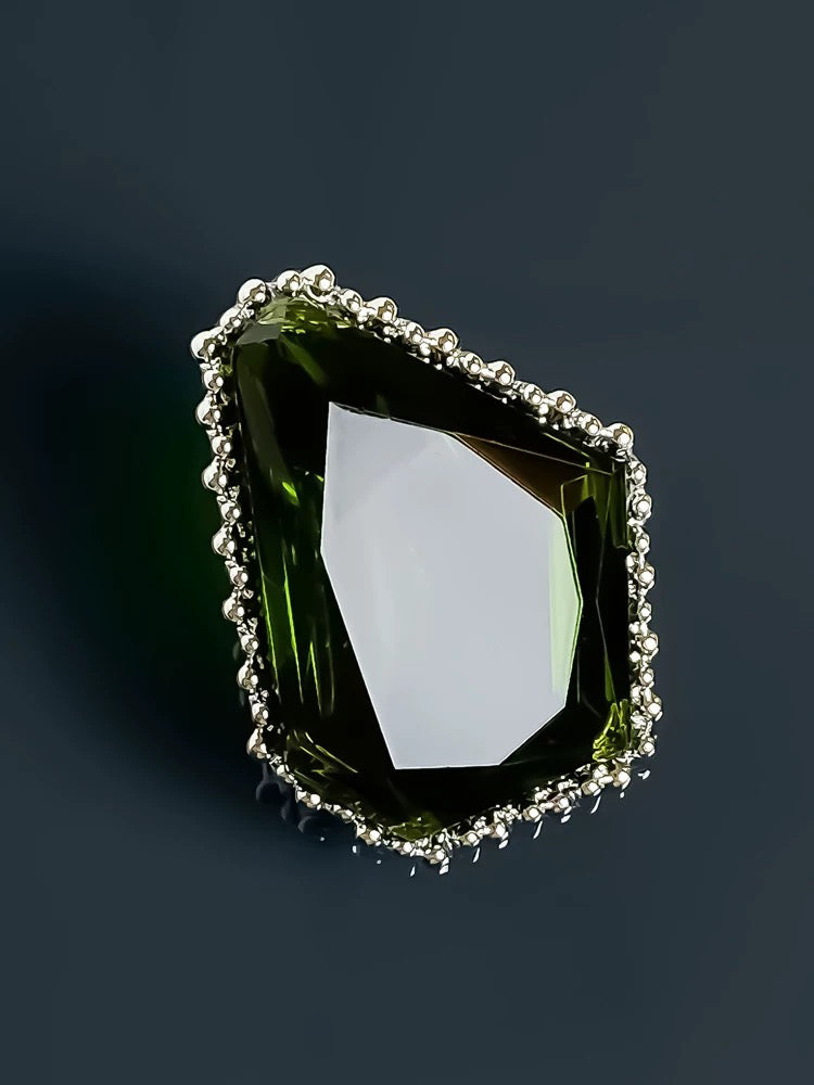 French green earrings