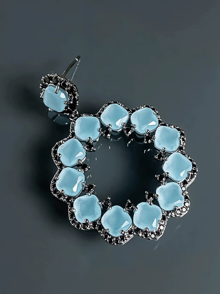 Blue earrings
