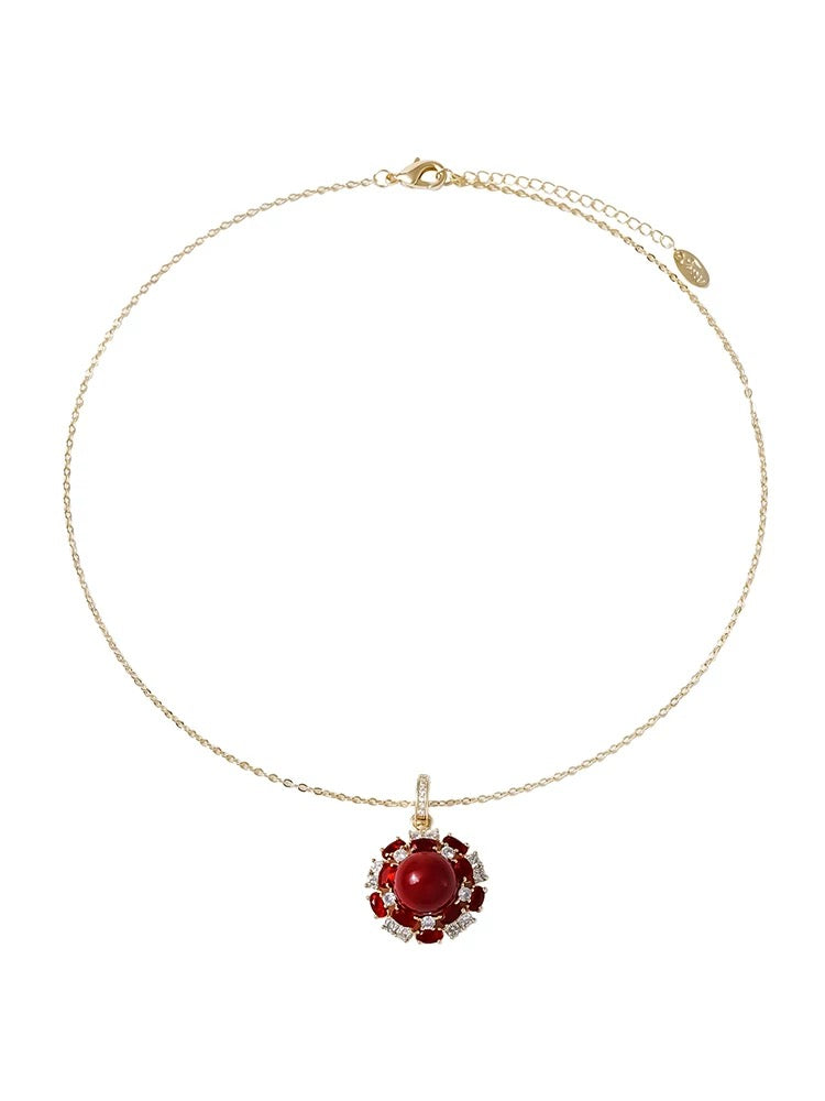 Red Pearl Necklace