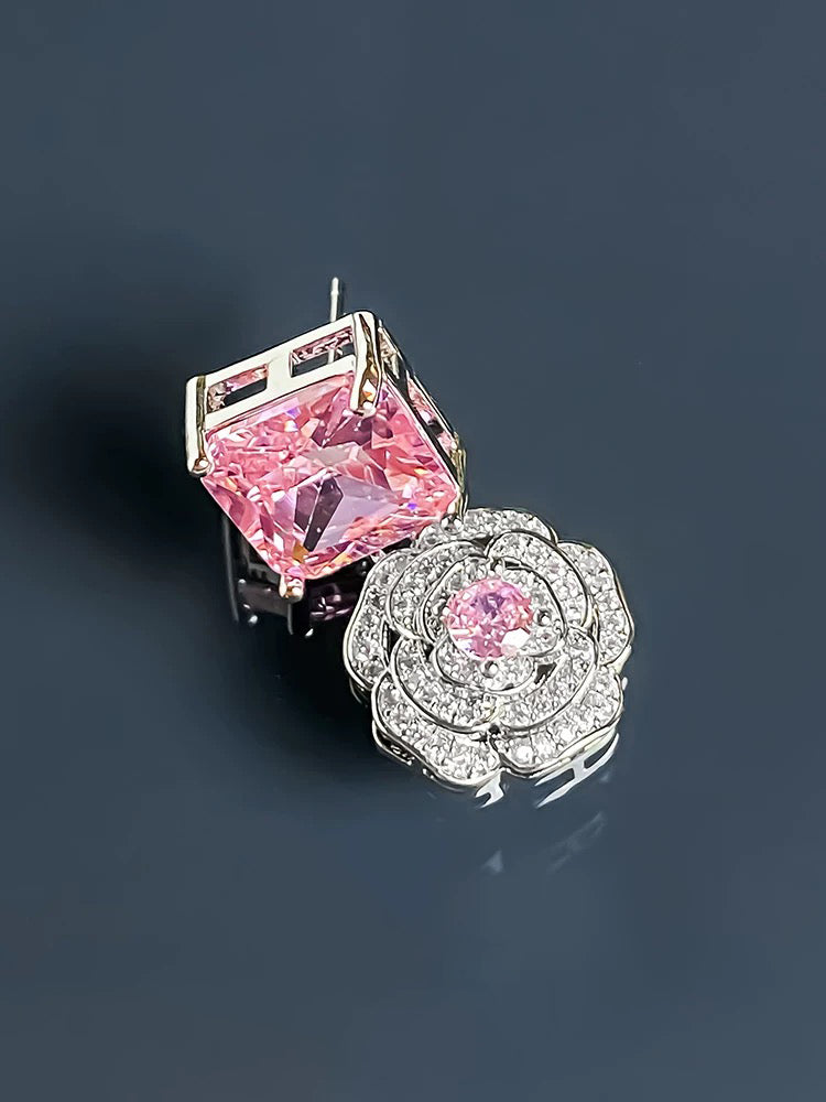 Camellia earrings