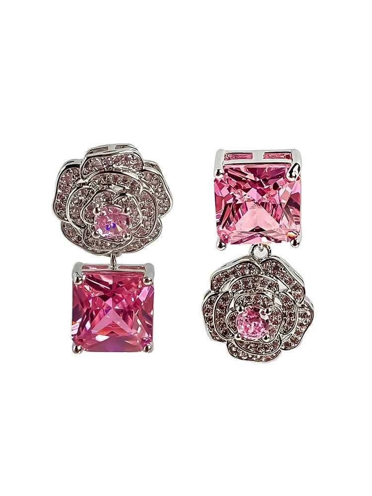 Camellia earrings