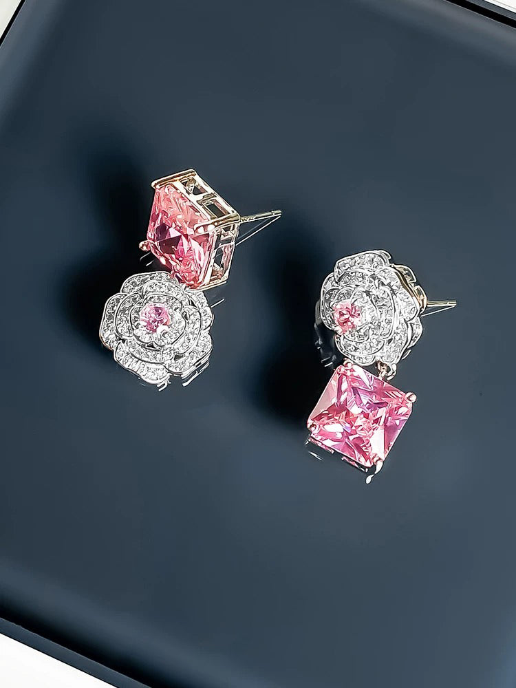 Camellia earrings