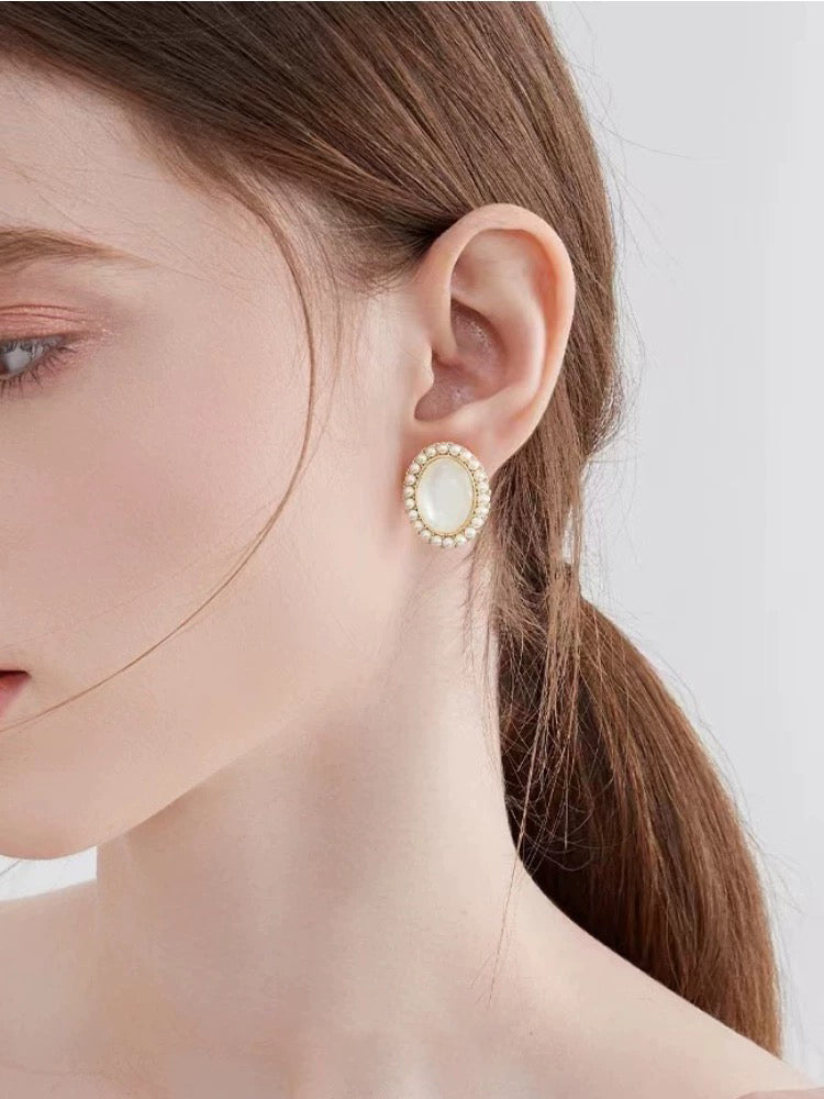 pearl earrings