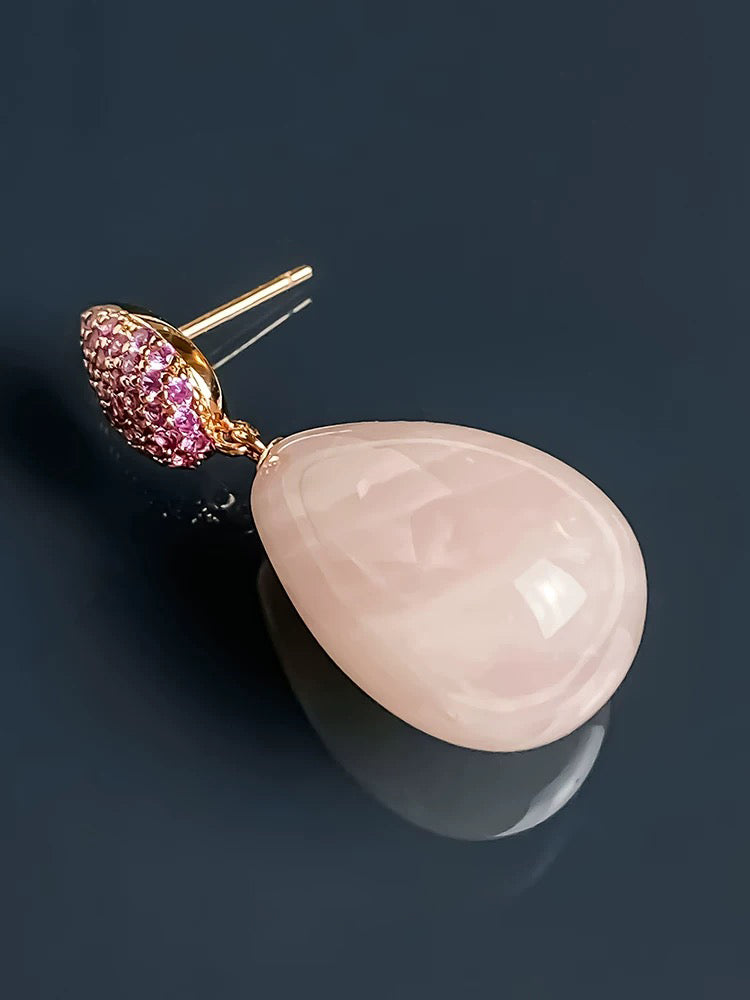 Pink earrings