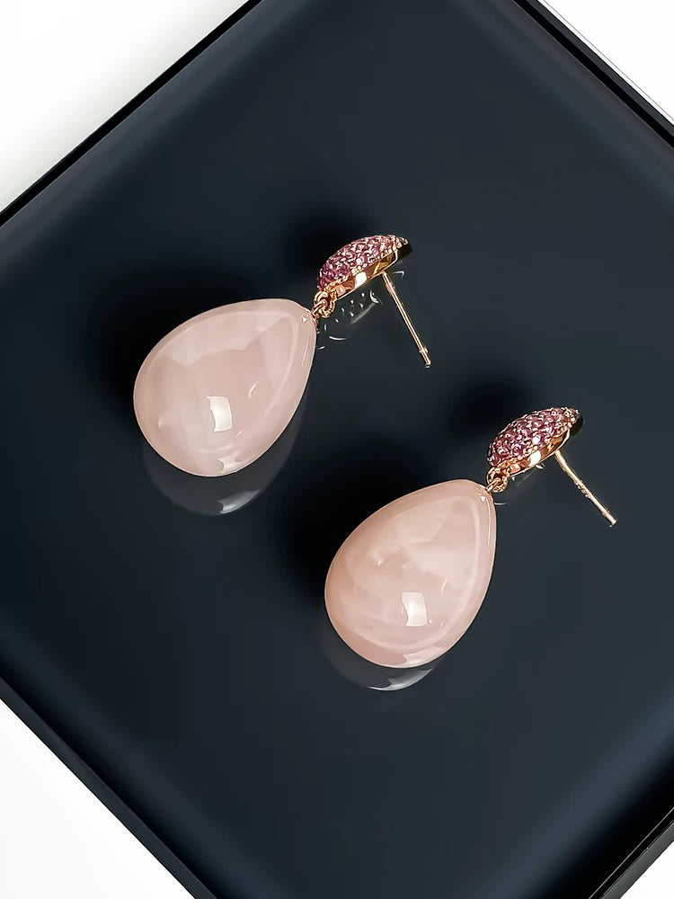 Pink earrings