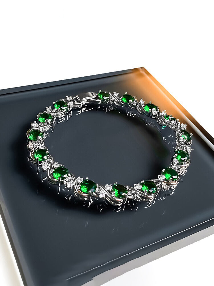 Green Crystal Bracelet