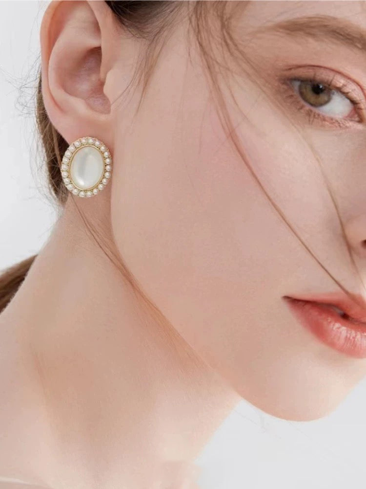 pearl earrings