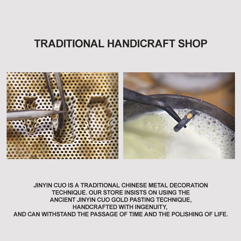 Turning stones into gold (earrings)