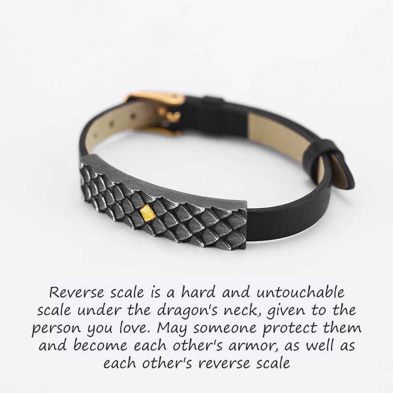 Inverted scales (bracelet)