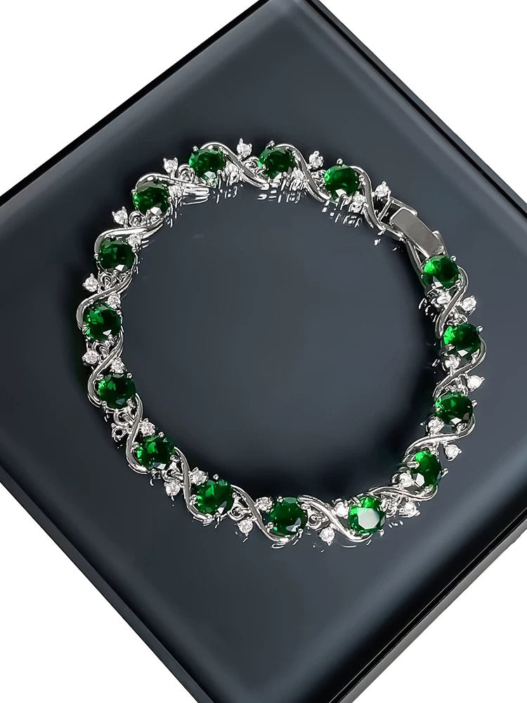 Green Crystal Bracelet
