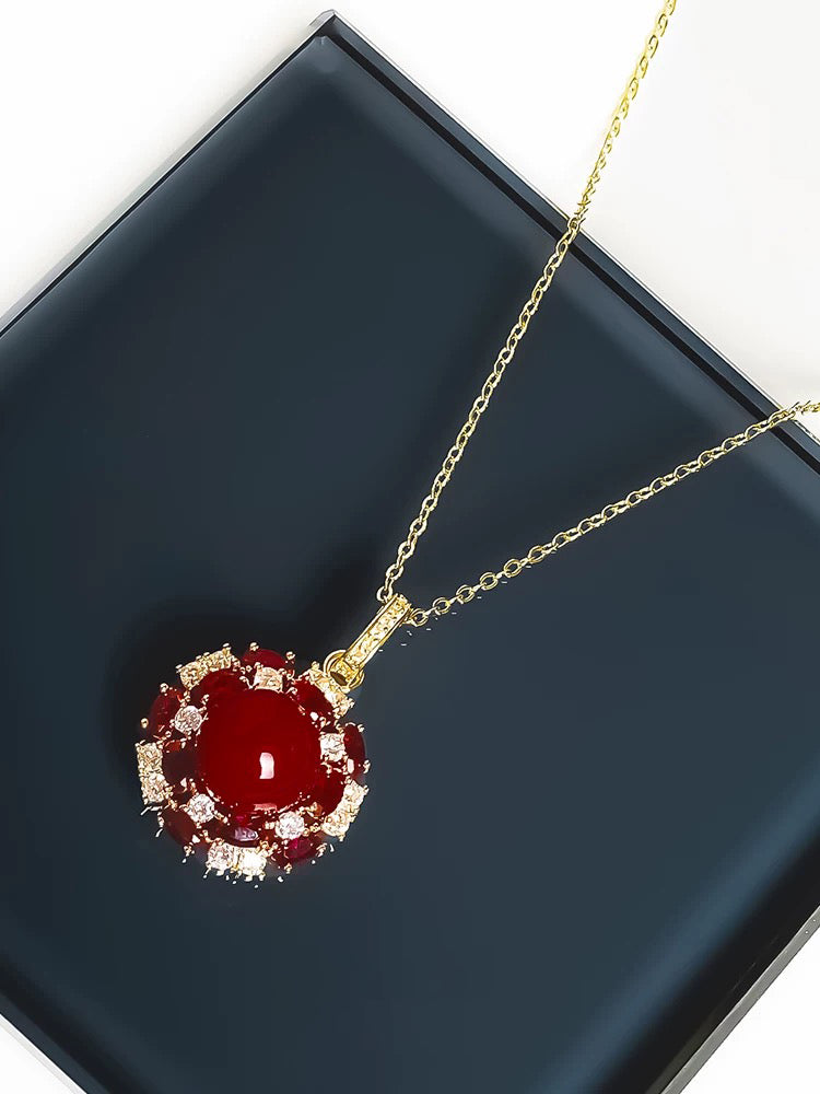 Red Pearl Necklace