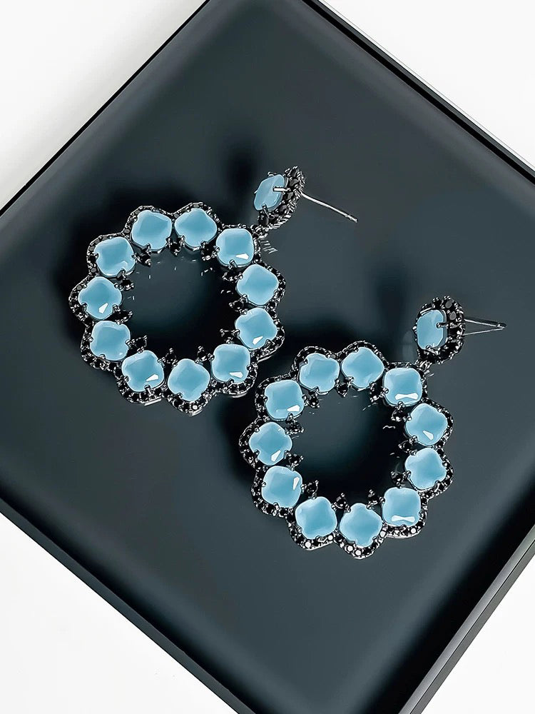Blue earrings