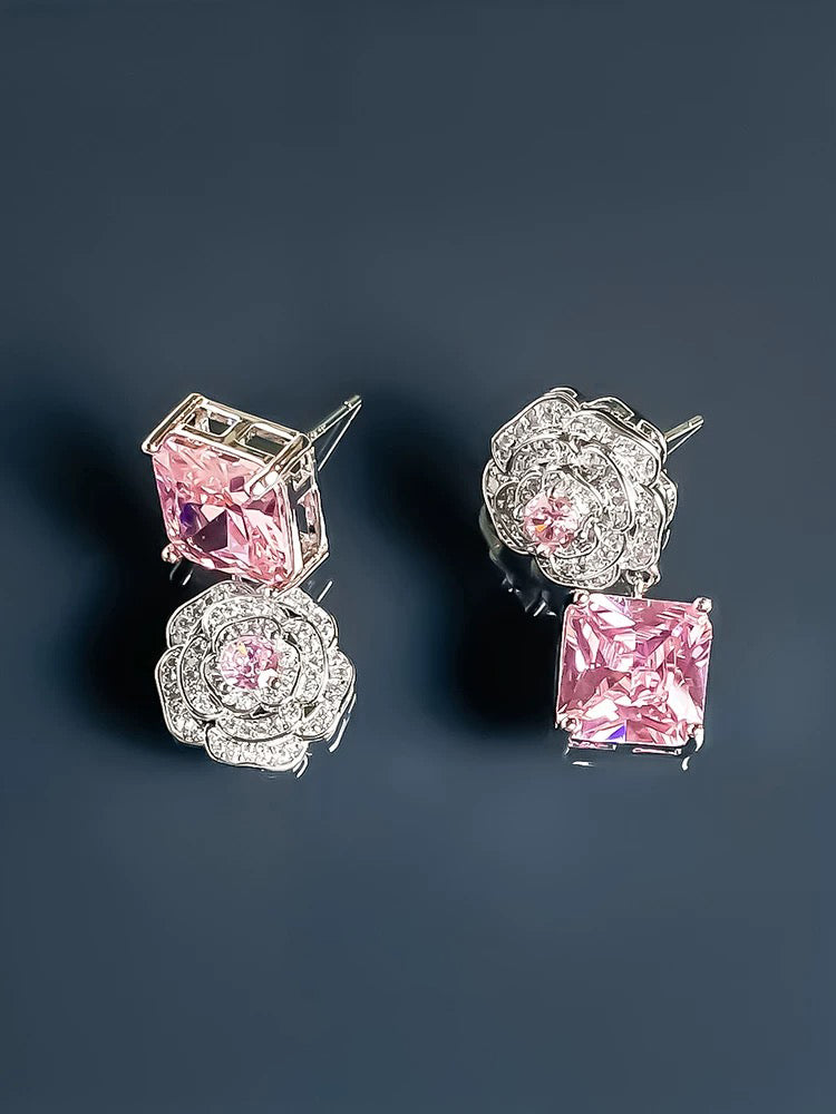 Camellia earrings