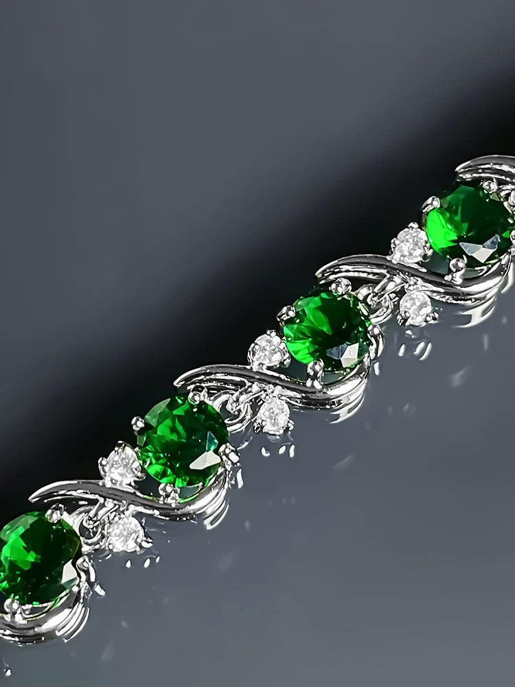 Green Crystal Bracelet