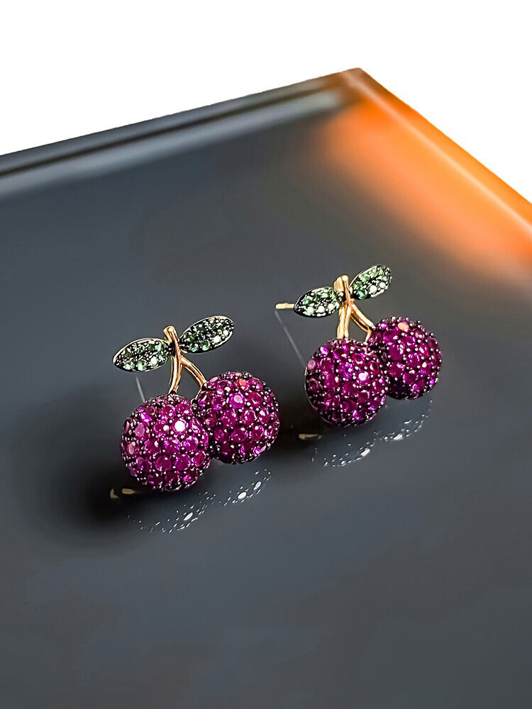Cherry earrings