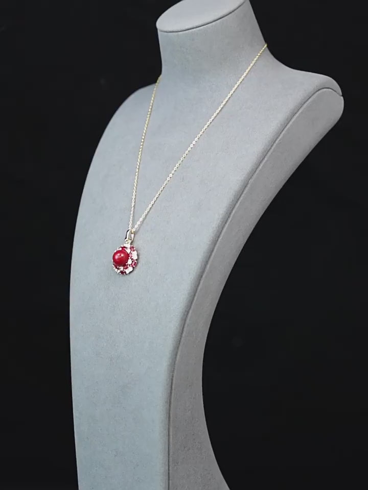 Red Pearl Necklace
